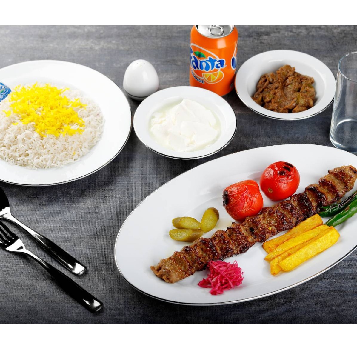 چلو لقمه گوسفندی/ نیم پرس